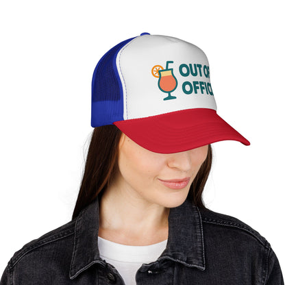 Out of Office Trucker Hat - Sassy Trucker Hat by Ship Show Co