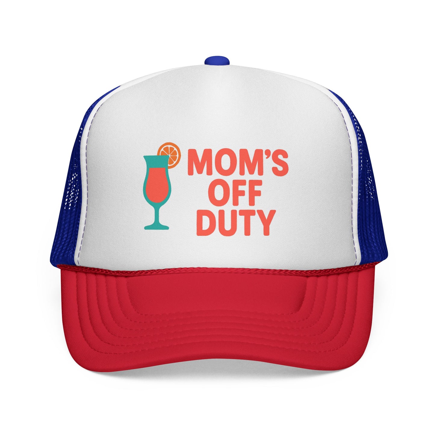 Mom's Off Duty Hat - Green Variant - Funny Vacation Hat for Women
