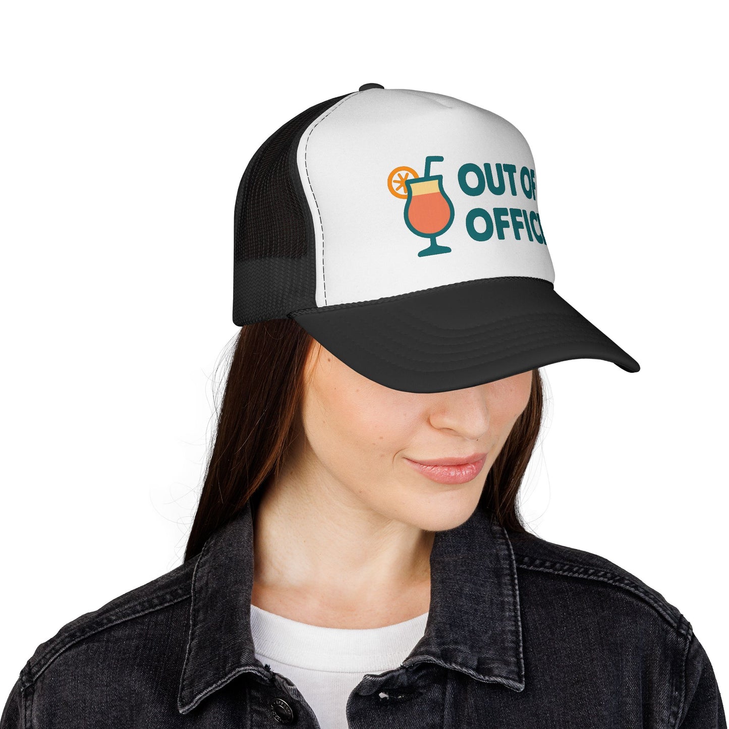 Out of Office Trucker Hat - Vacation Hat for Women's Group Trip