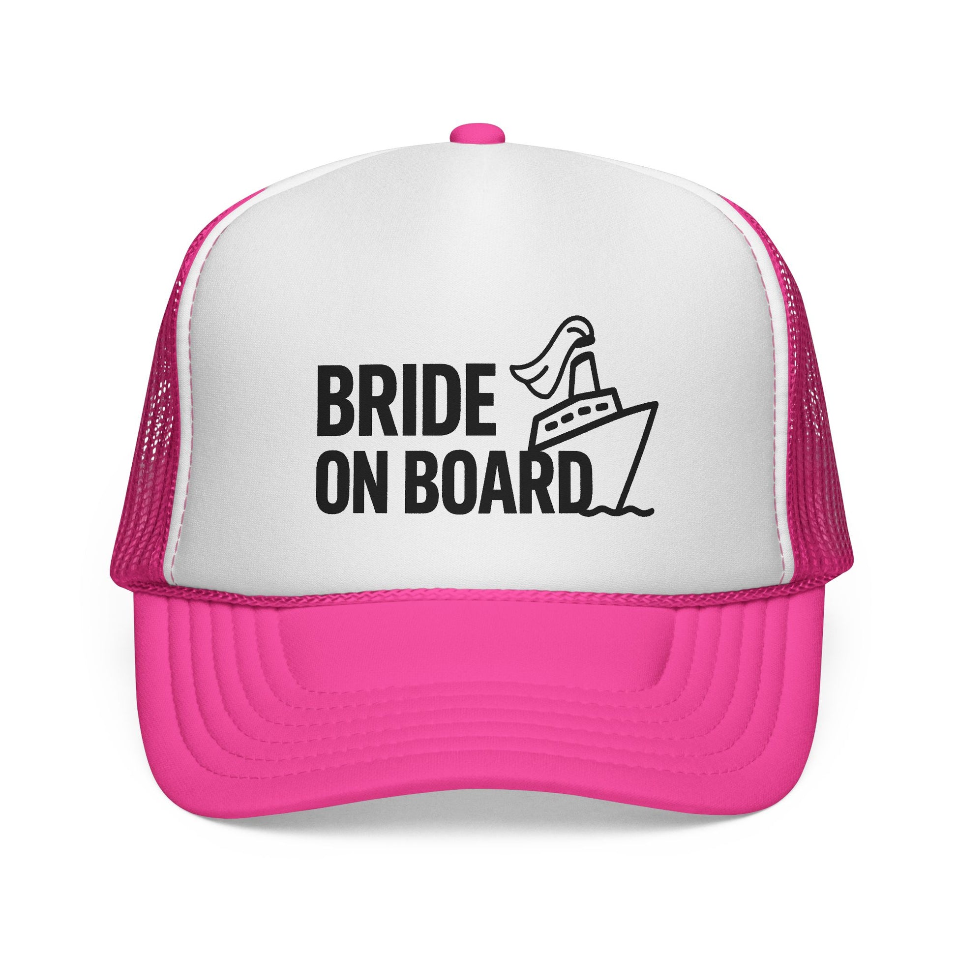 Bride On Board Trucker Hat - Funny Trucker Hat for Women by Ship Show Co