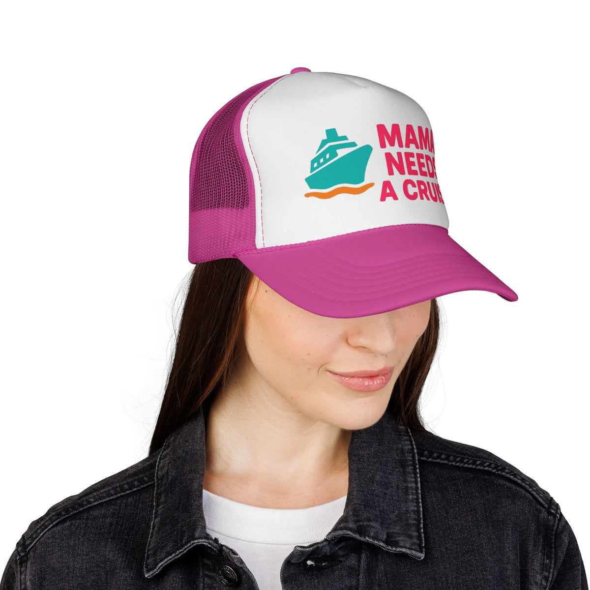 Mama Needs a Cruise Trucker Hat - Sassy Women's Hat - Great Gift Idea