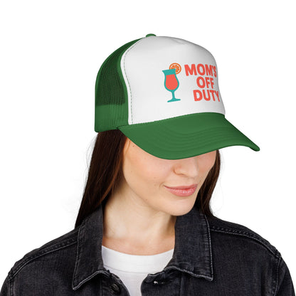 Mom's Off Duty Hat - Royal Blue - Trucker Hat for Women