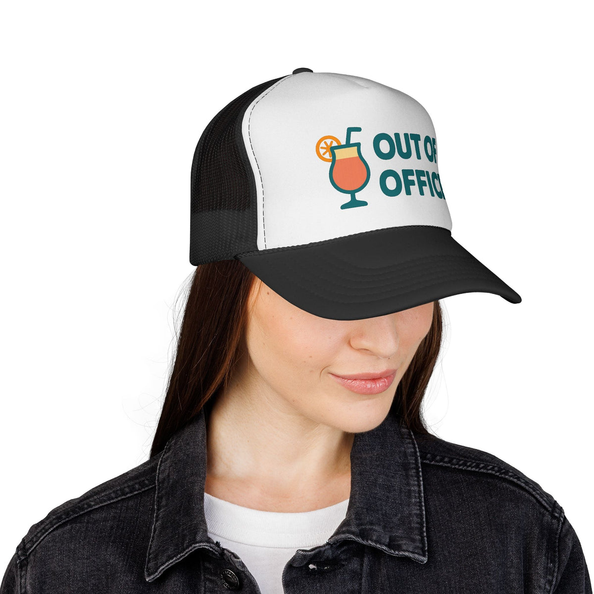 Out of Office Trucker Hat - Vacation Hat for Women's Group Trip