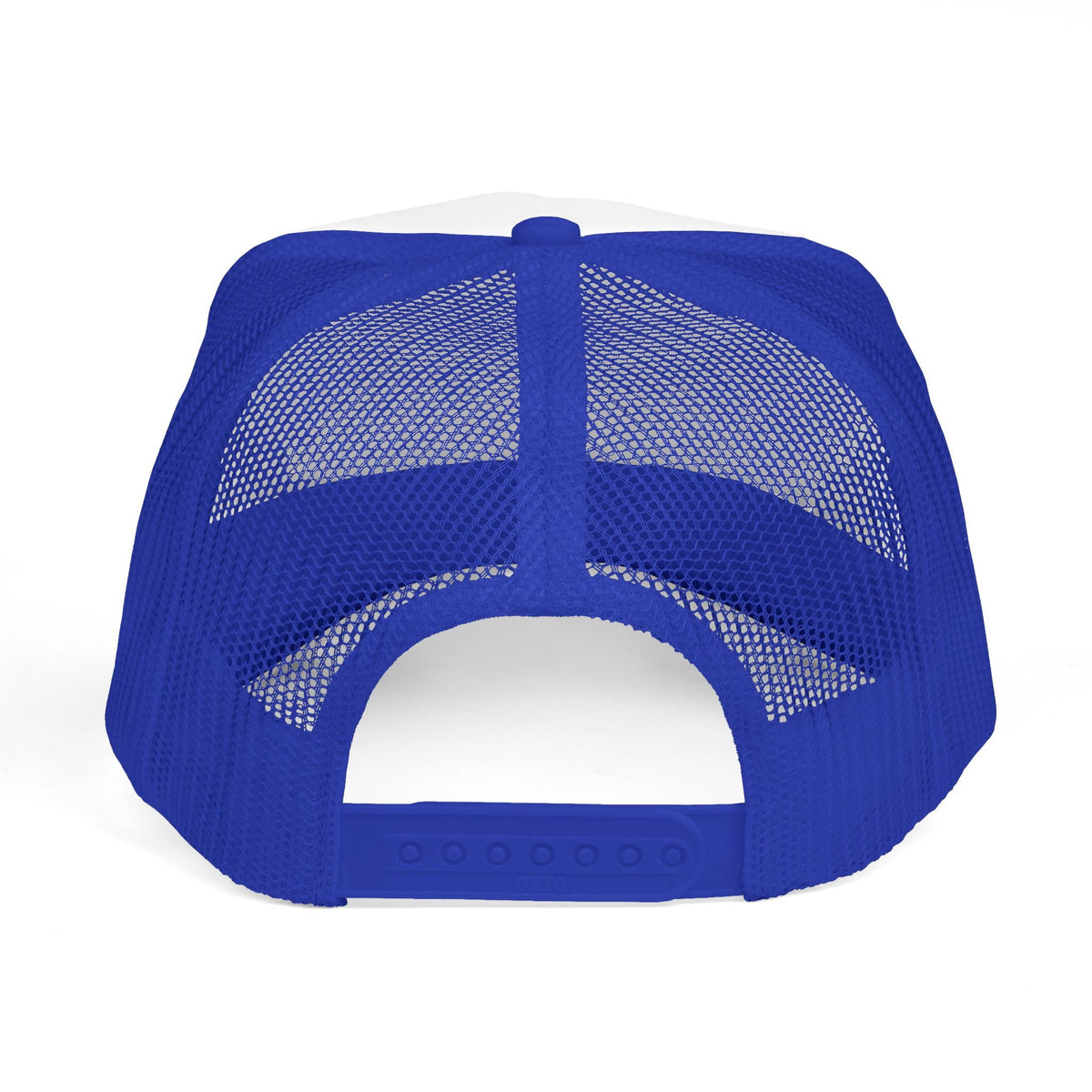 Royal Somebody's Problem Hat, back view with mesh panels and adjustable snapback