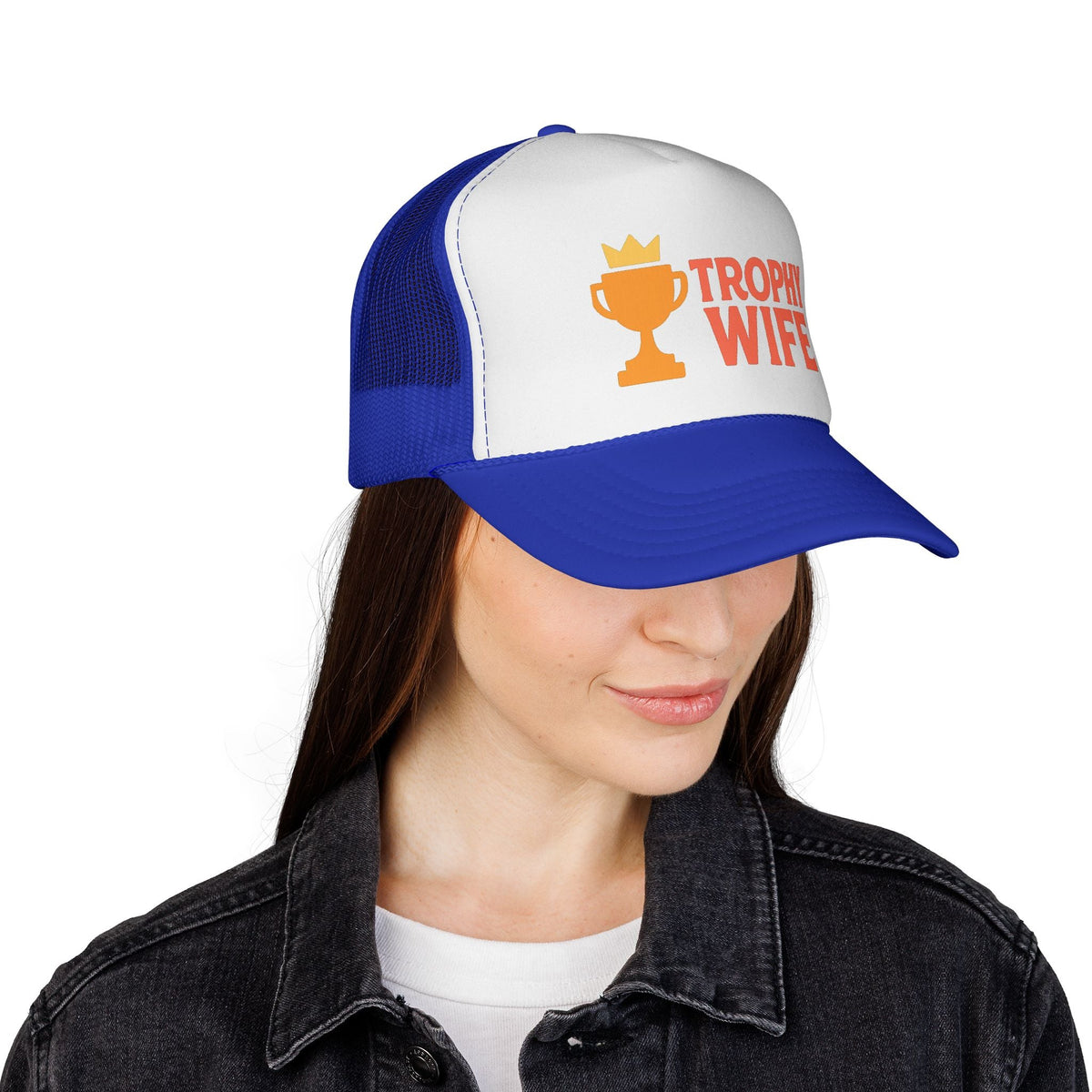 Trophy Wife Trucker Hat - Sassy Trucker Hat by Ship Show Co